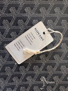 Goyard Senat GM Pouch Grey Goyardine Zip Document Case Laptop A4 Made in France